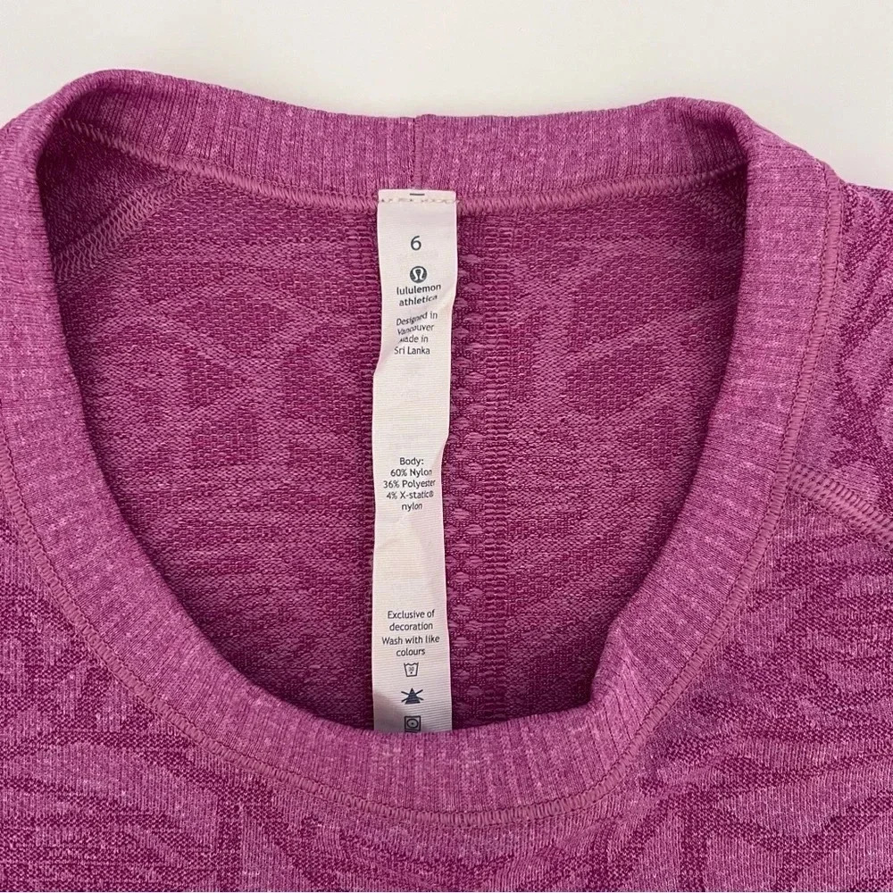 Lululemon Swiftly Tech Short Sleeve Crew Size 6 - Picture 6 of 11